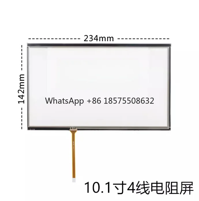 10.1-inch 4-wire resistive screen industrial control medical equipment beauty instrument touchpad