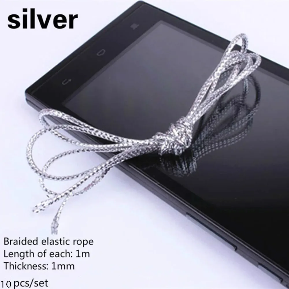 Party Shimmer Styling Braiding Hair Strings Braided Elastic Rope Hair Accessories Dreadlock Beads