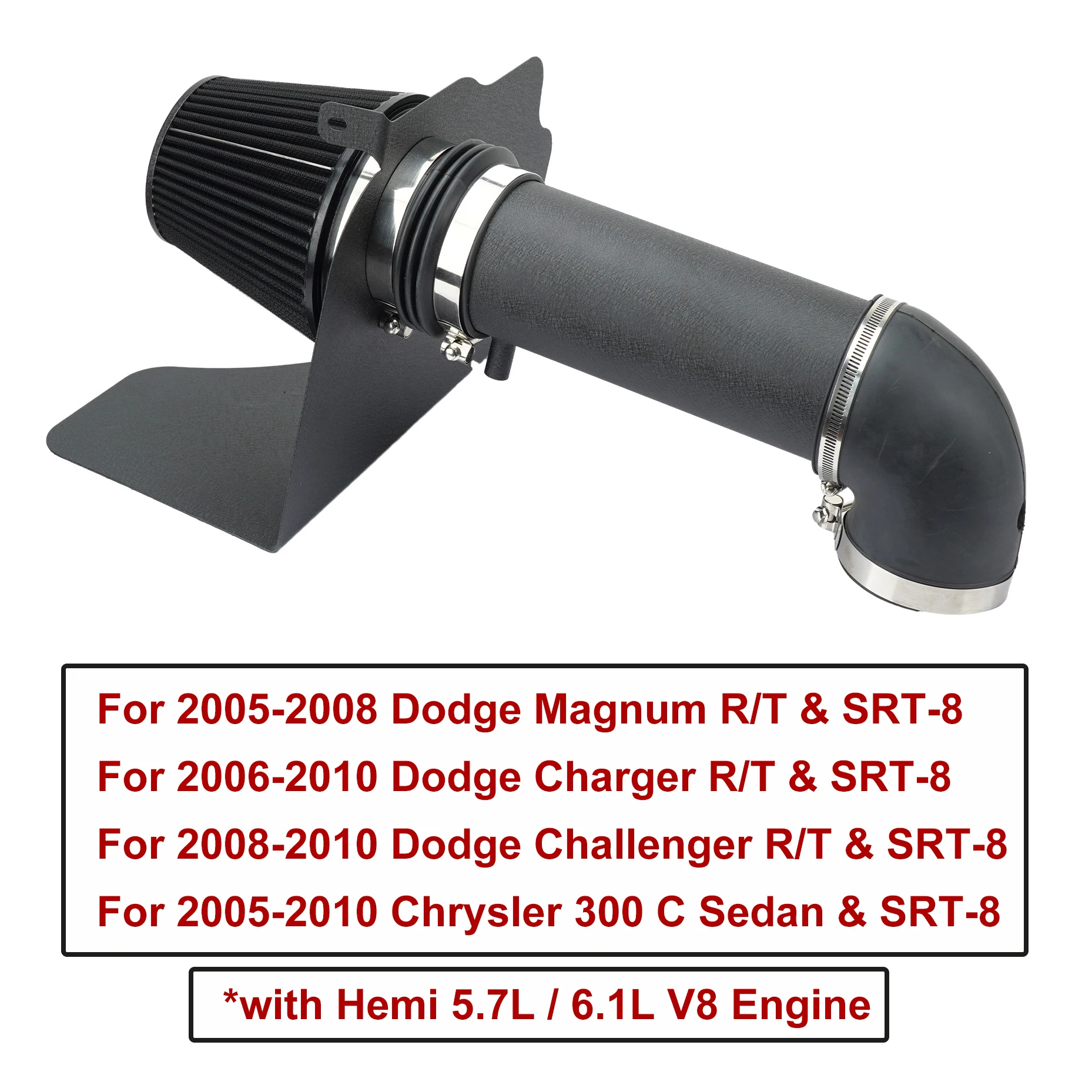 

Cold Air Intake Pipe Kit For Dodge Magnum Charger Challenger Chrysler 300 R/T & SRT 5.7L 6.1L V8 Modification Car Engine Parts