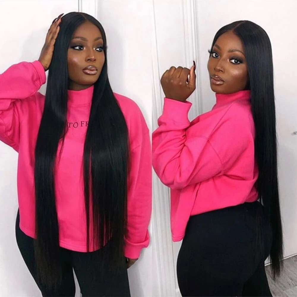 Прямые искусственные человеческие волосы Megeen, бирманские волнистые волосы для наращивания, 12-32 дюйма, класс 12 А, волосы без повреждений, мягкие шелковистые черные 1B