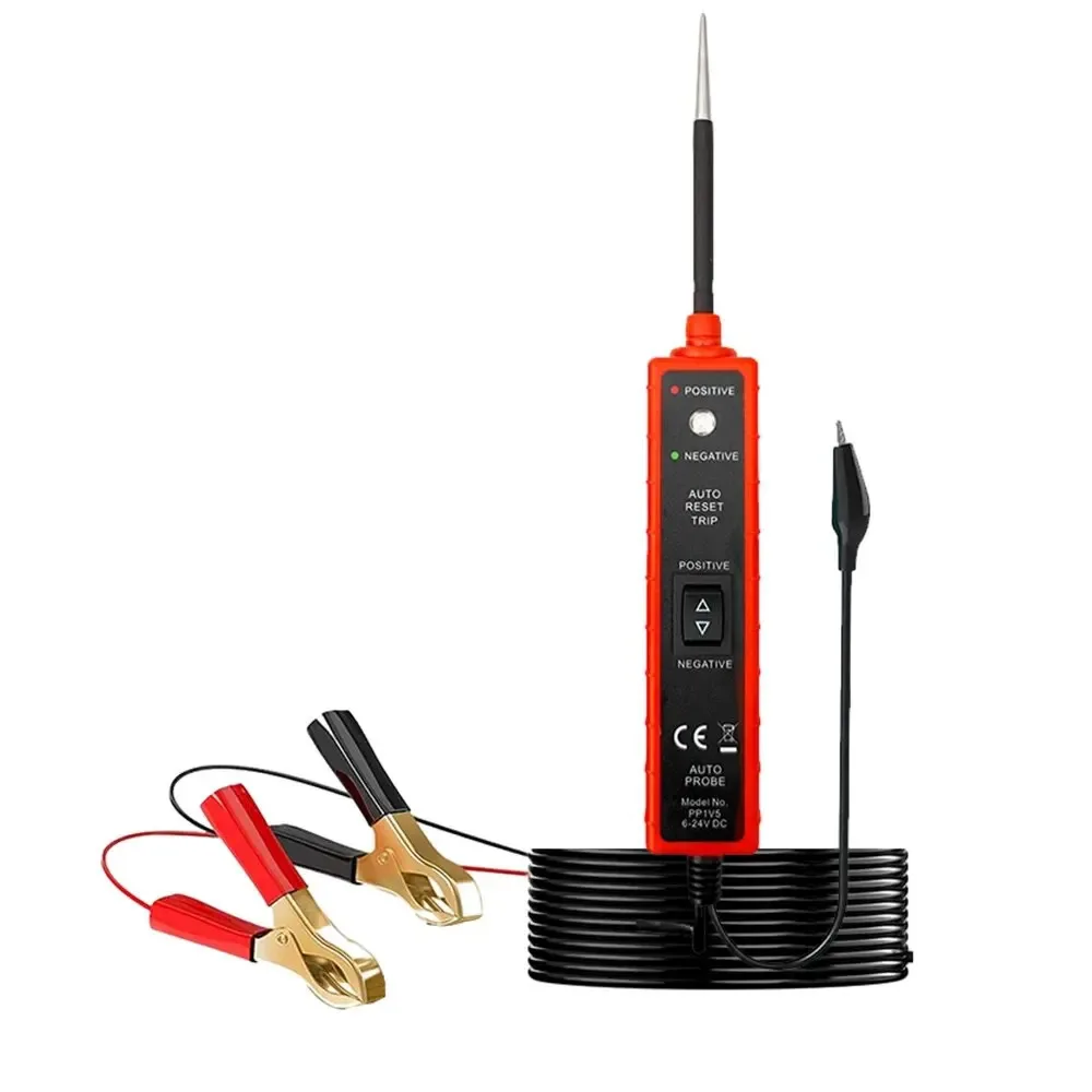 New EM285 DC Car Circuit Tester 6-24V Power Circuit Probe Detector Diagnostic Repair Tool Test Lamp Continuity/Voltage Polarity