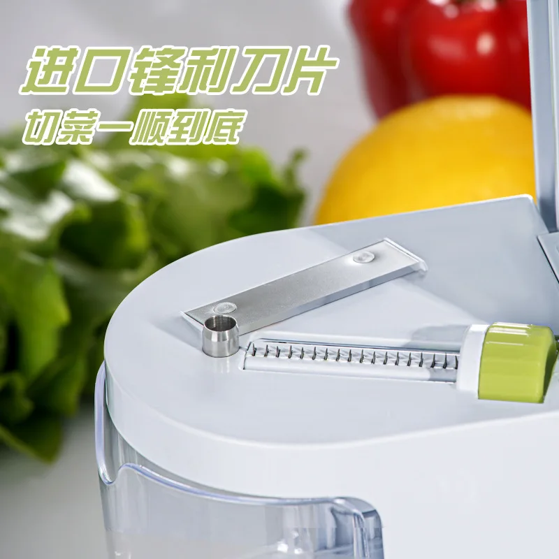 Multifunctional Manual Vegetable Cutter Handy Kitchen Slicer Grater Safe Non Slip Easy to Use