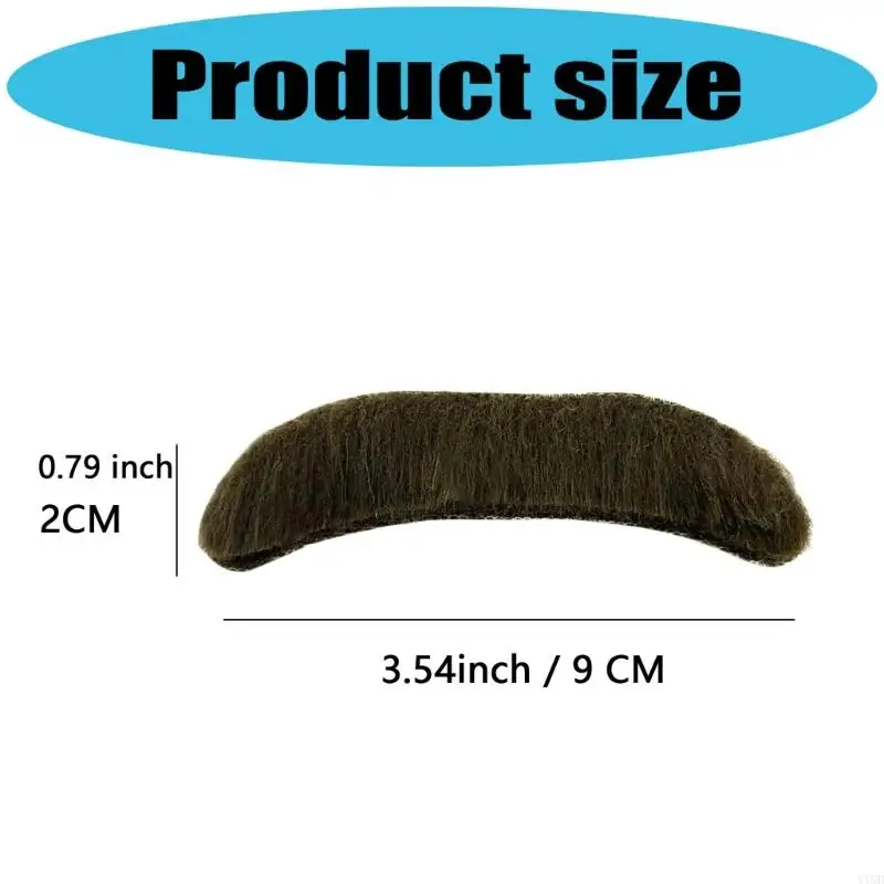 قطعة واحدة من الشوارب المزيفة ذاتية اللصق لحفلات مهرجان الهالوين