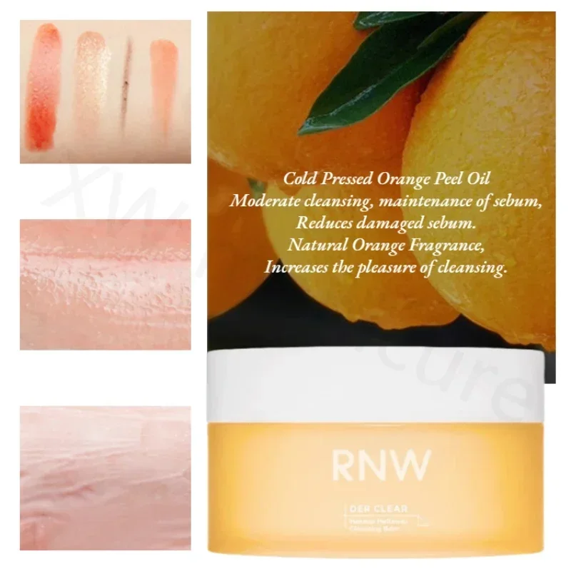 RNW-Crème démaquillante à l'huile d'orange, produit cosmétique de beauté, soin de la peau, yeux, visage, gel d'émulsion douce