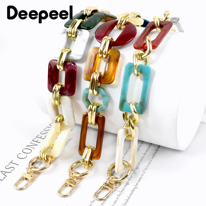 1Pc Deepeel 60cm Fashion Acrylic Bags Chain Women\'s Bag Shoulder Straps Crossbody Replacement Handle Handbag Parts Accessories