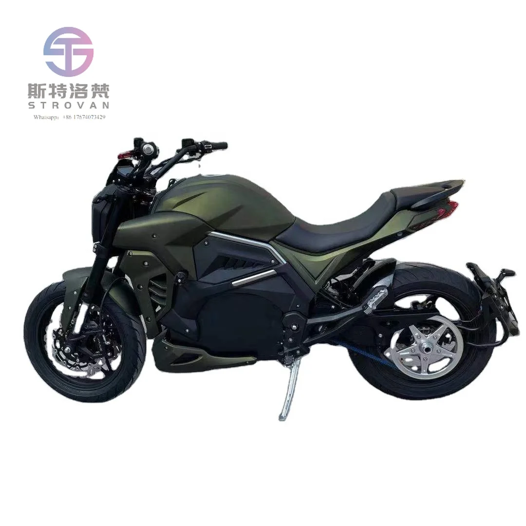 Factory New Desgin Racing Electric Motorcycle With 8000w Center Motor Speed 150km/h