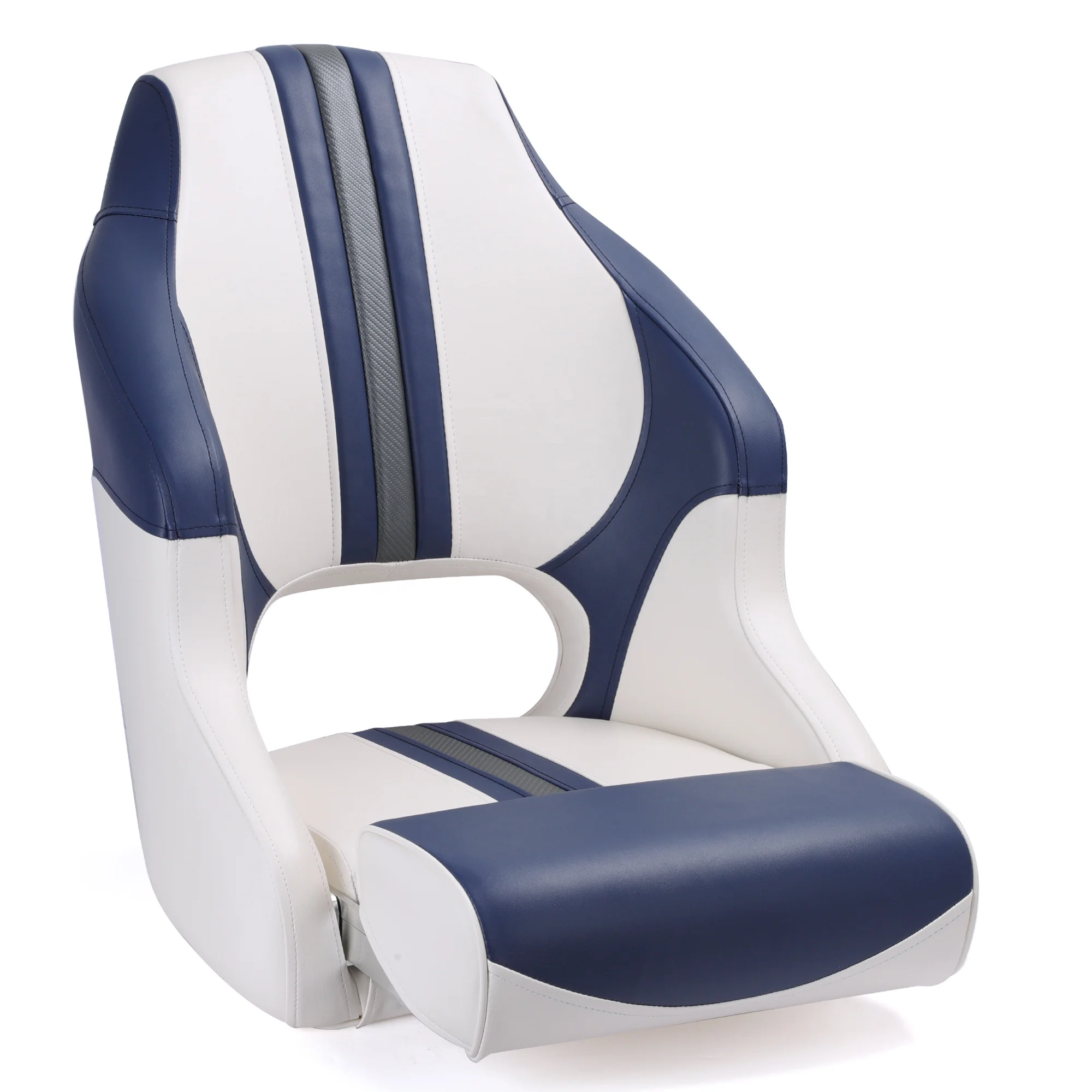 Marine High-Quality Deluxe Folding Boat Seat Customized Waterproof Pontoon Bats Seats