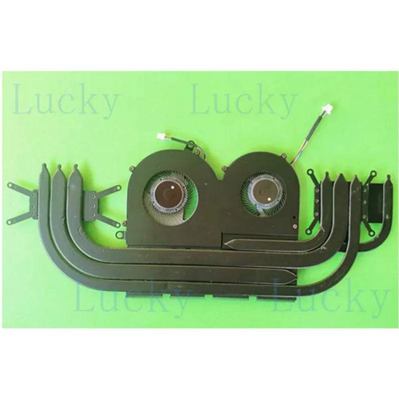 

f For MSI Summit E16 Flip Evo MS-1591 Laptop CPU GPU Cooling Fan with Heatsink