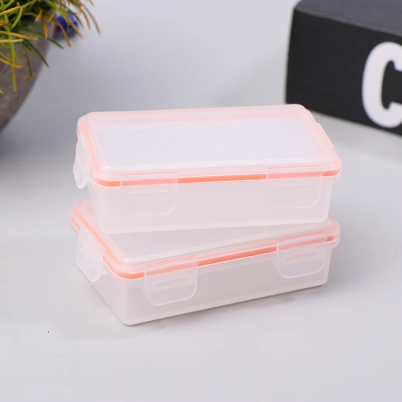 18650 Waterproof Battery Case 2 Slots With Clip White Hard Plastic Battery Storage Holder Container Waterproof Boxes