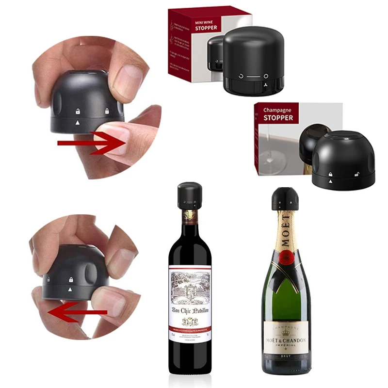 Vacuum Red Wine Bottle Cap Stopper Silicone Sealed Champagne For Wine Vacuum Stopper For Hookah Cupwasher Gravity Bong