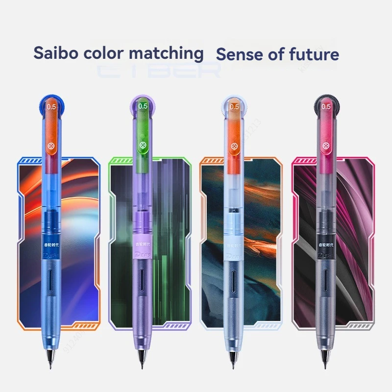 Quick Dry Black Gel Pens, Medium Point (0.5mm),CS Tip, Low-Weight Design Retractable Gel Pens With Comfortable Full Grip