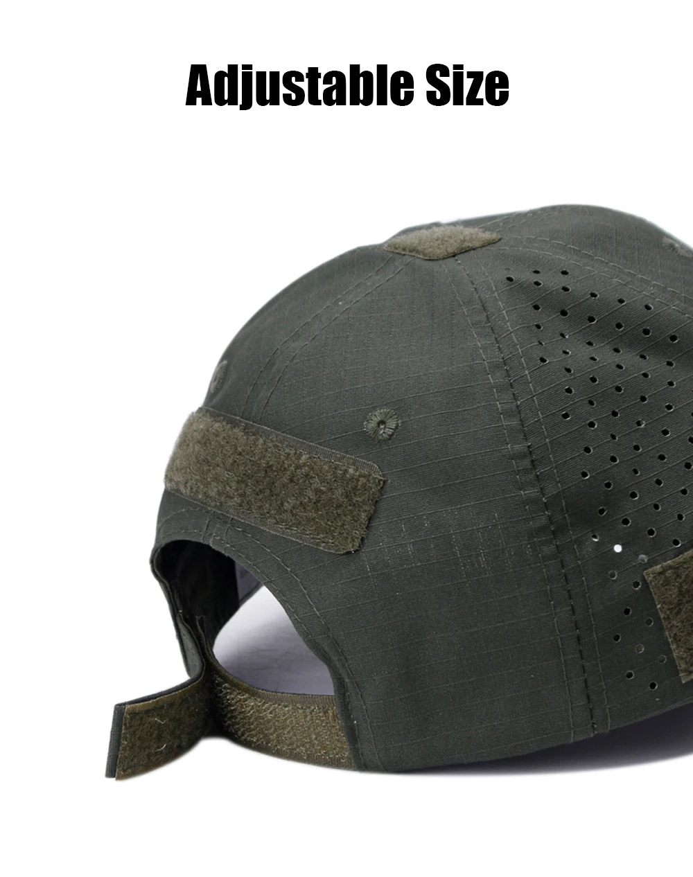 Unisex Camouflage Outdoor Baseball Cap Atmungsaktive Sonnenschutz Hut Für Jagd Wandern Laufen Angeln Camping – Detail 6