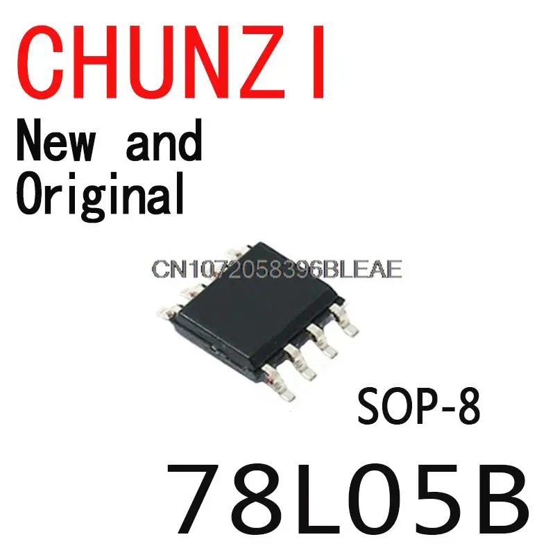 10PCS New and Original SOP-8 78L05 SOP SMD Voltage Regulator Chip 78L05B