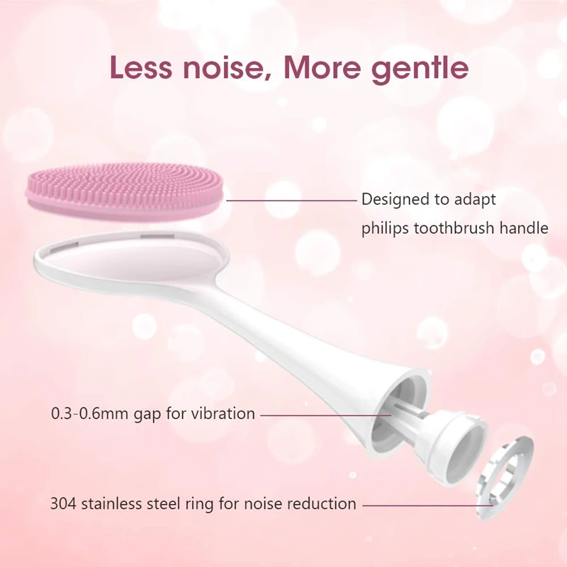 A87Z For Xiaomi SOOCAS X3 X5 Sonic Electric Toothbrush Head SOOCARE Electric Facial Cleansing Brush Heads Massage Brush