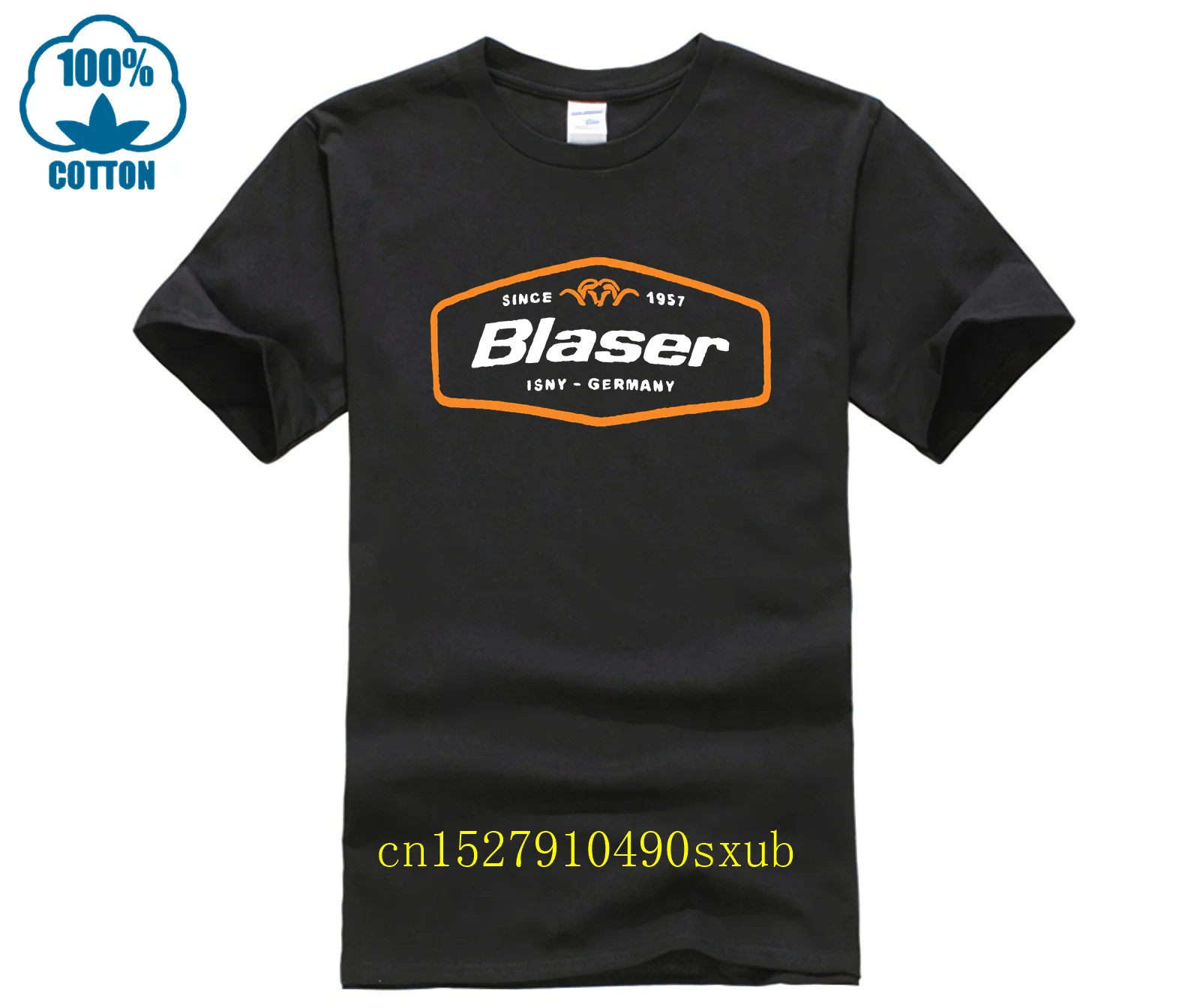 New Blaser Hunt Rifle Merchandise Men\'s T shirt Printed Cotton Tee Tops Sports Summer Fashion Short Sleeve T Shirts