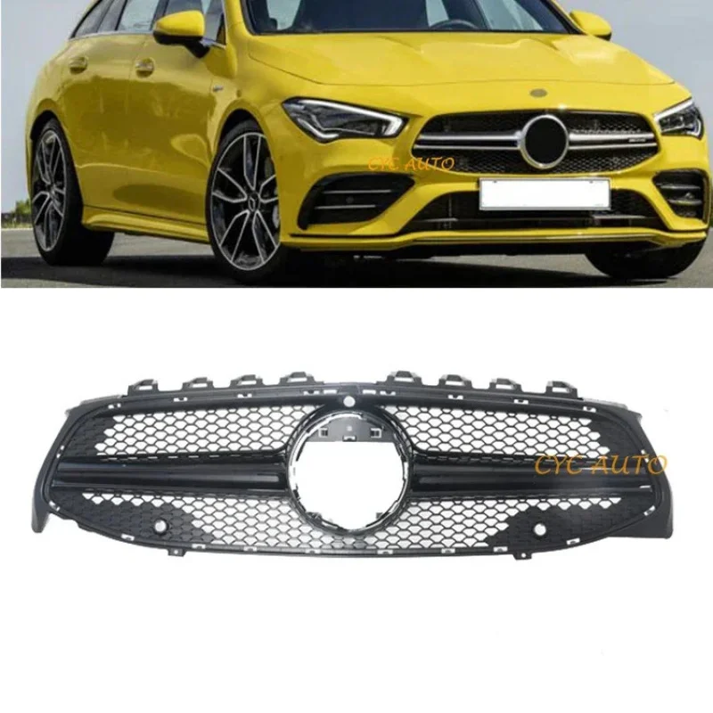 

W118 Coupe Modified Auto Parts C118 Front Bumper Grill For CLA Class W118 Body Kit 2019 2020 2021+