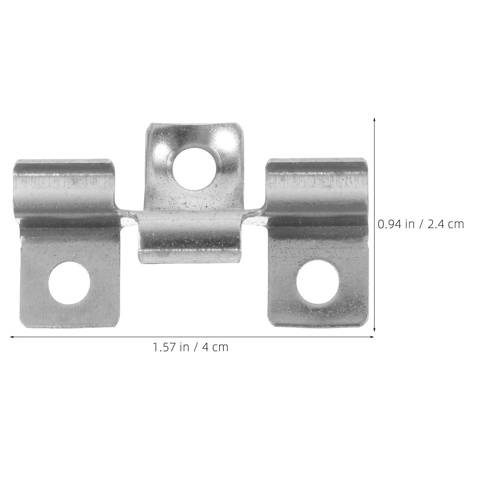 100Pcs Stainless Steel Wood Plastic Deck Board Clips Hidden Fasteners for Composite Decking Outdoor Patio Balcony Fixing Clips