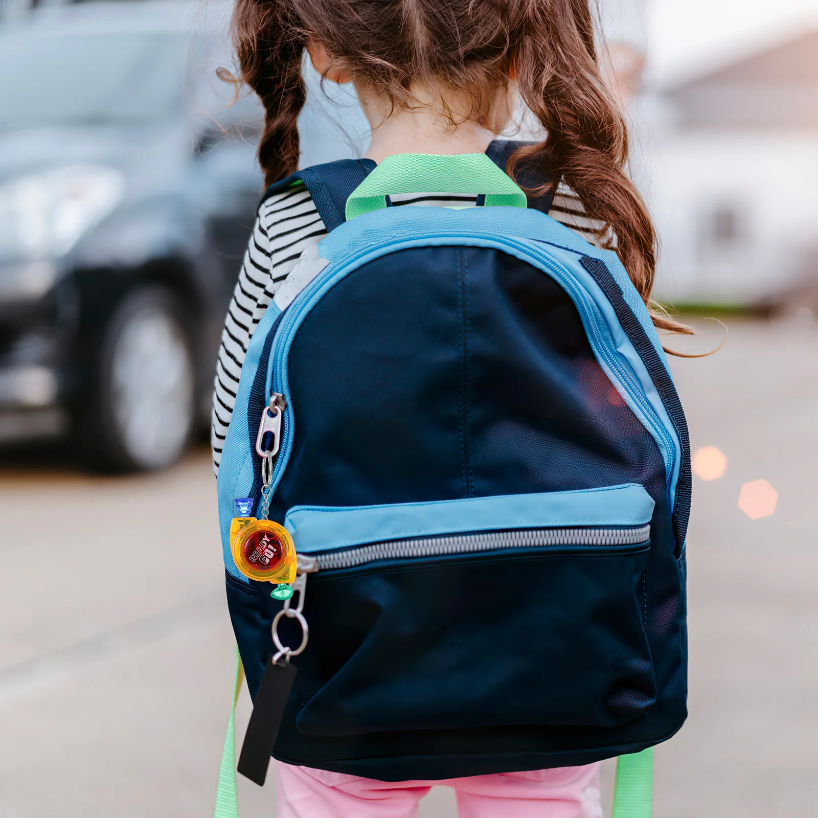 3 szt. Mini Konsola do Gier Reakcyjnych Jedno- lub Dwugłówkowa Tryb Rytmiczny Przycisk Głośności Brelok Zawieszka na Upominki dla Dzieci na Przyjęcia