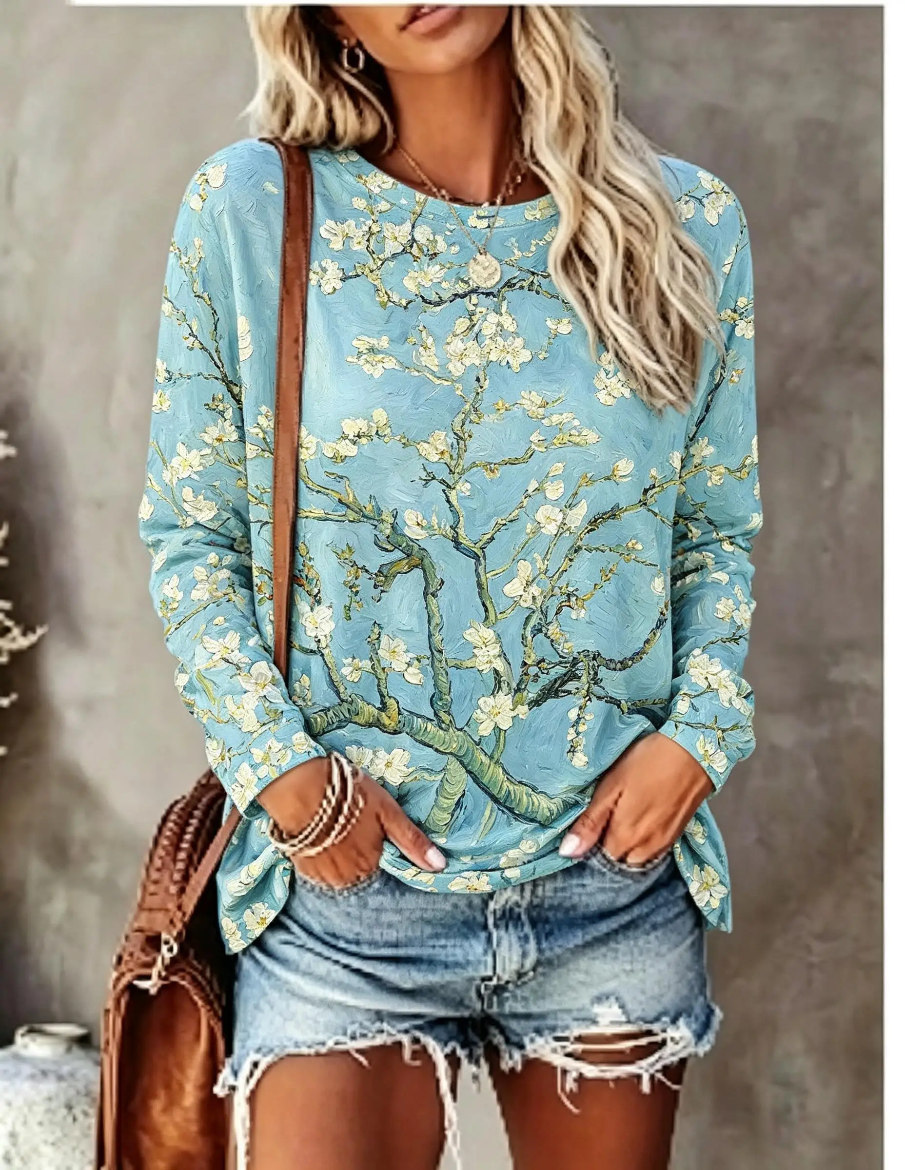 Women Long Sleeve T Shirt Van  - огляд і ціна T-Shirts