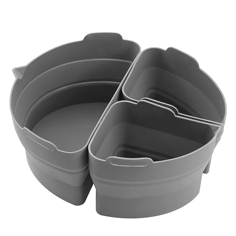 Silicone Crockpot Liners Slow Cooker Liners 6-7 Quart Oval Reusable  Divider Insert BPA-Free Dishwasher Safe