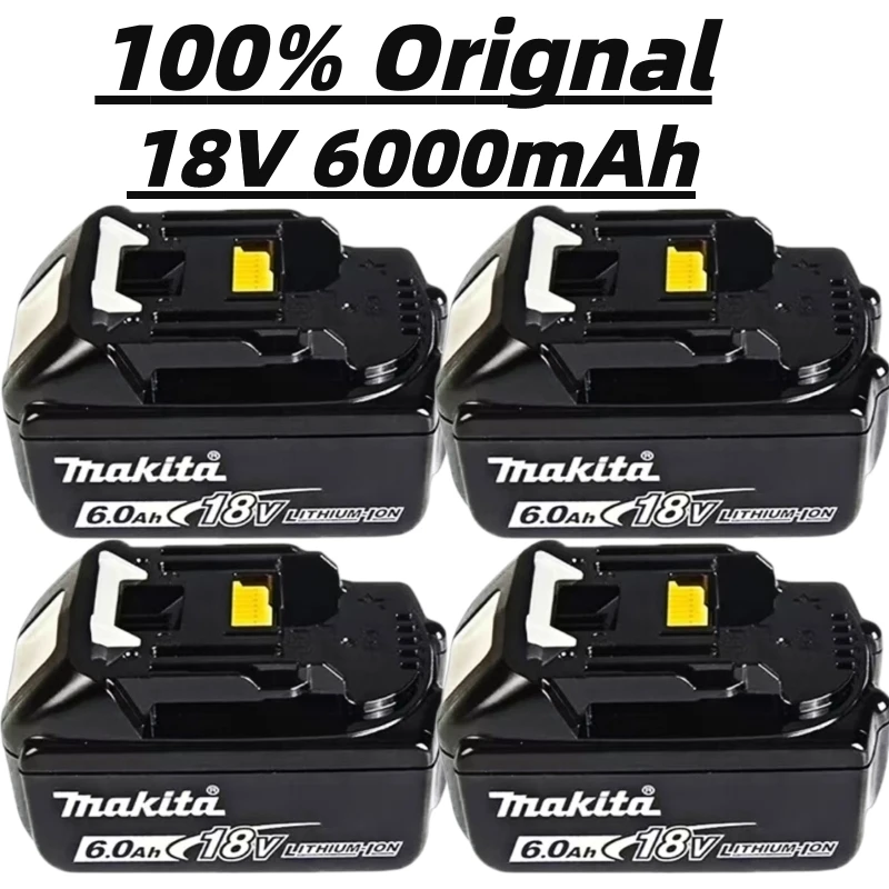 

100% Original makita 18 v battery，Power Tool BatteryBL1850 bl1860 bl1860 bl1830 bl1815 bl1840，for makita 18v battery 6.0ah