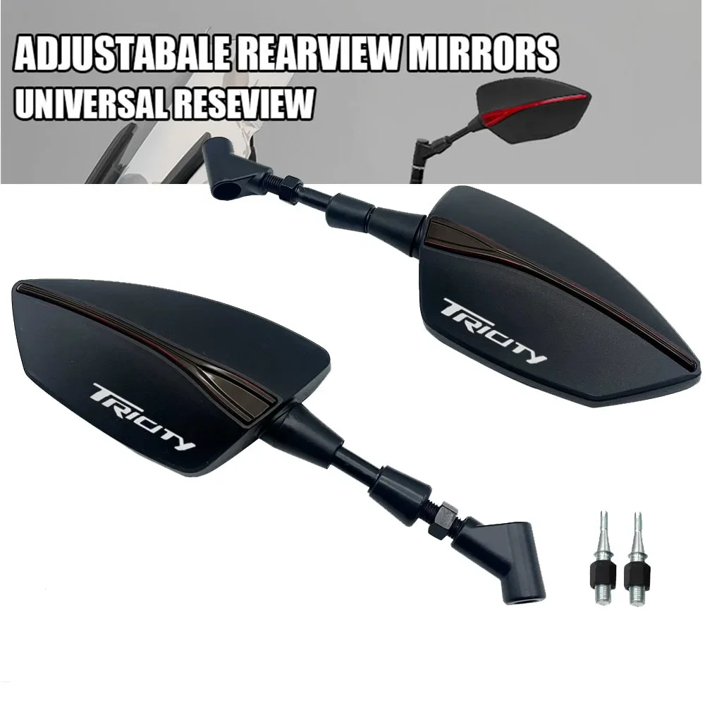 

For YAMAHA TRICITY 300/125 2014-2021 2020 TRICITY300 TRICITY125 Motorcycle Adjustabale Side Rearview Mirrors Universal