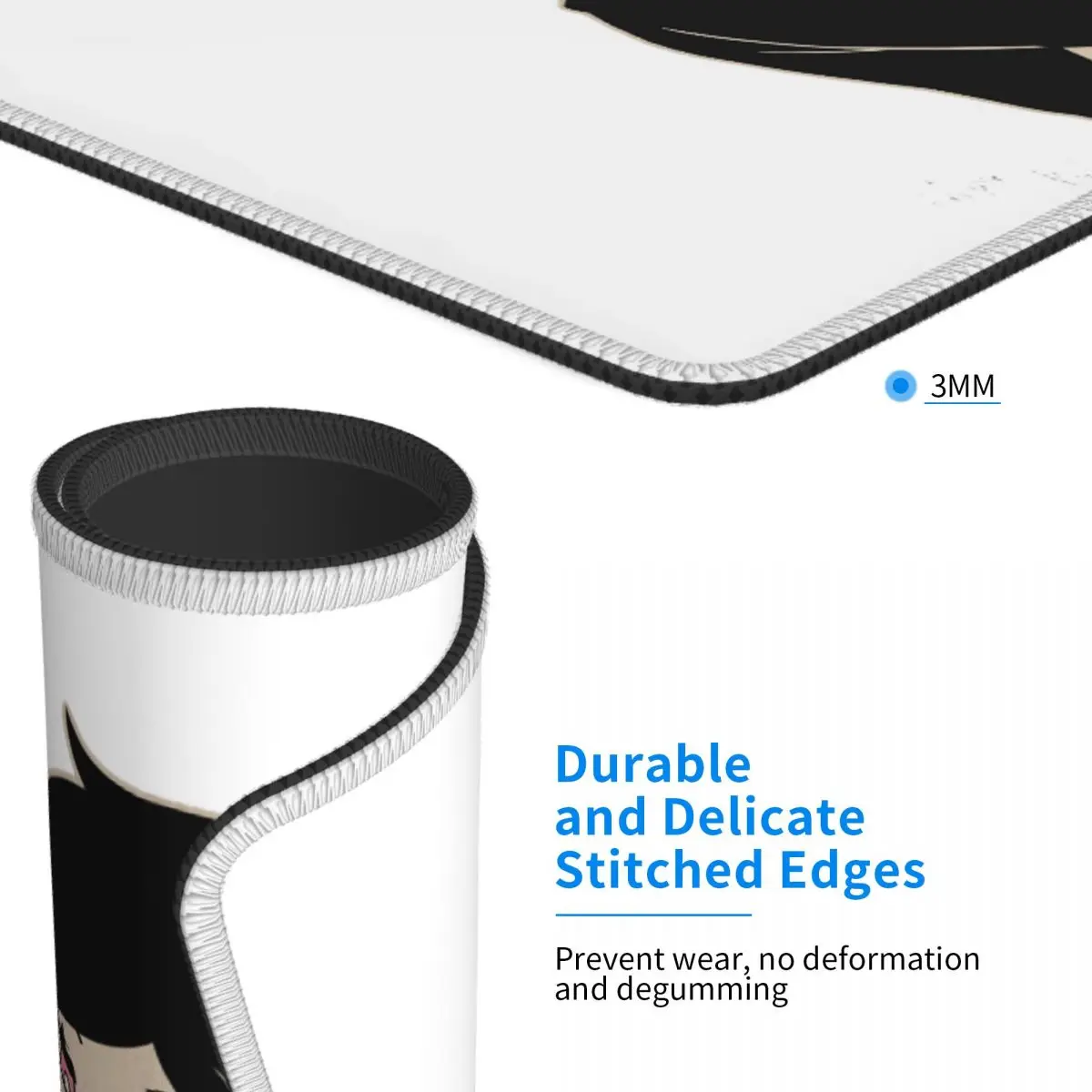 Ashley Dan Andrew The Coffin Of Andy And Leyley Mouse Pad Keyboard Komputer Mouse Mat Gamer PC Laptop Desk Mat Table Mats