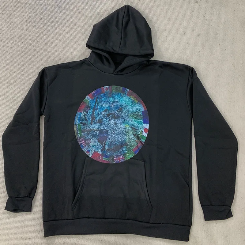 Automne gothique Hip Hop femmes INS pull à capuche coréen rue décontracté esthétique Graffiti imprimé Harajuku sweat à manches longues