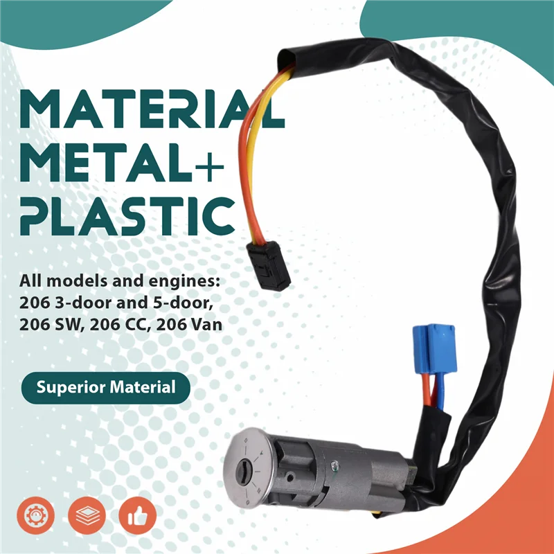 

Автомобильный дверной замок Forpeugeot 206 (из 1998) Замок топливного бака Полный автомобильный замок Forpeugeot Полный автомобильный замок-ABQF