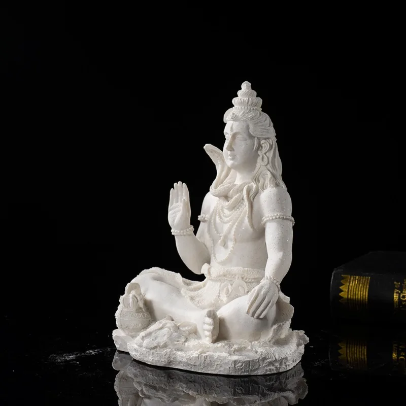 Indian Ganesha Shiva Statue Sai Baba of Shirdi Sculpture By Hanuman, Hindu Buddha Statue, Religion, Feng Shui, Home Decoration