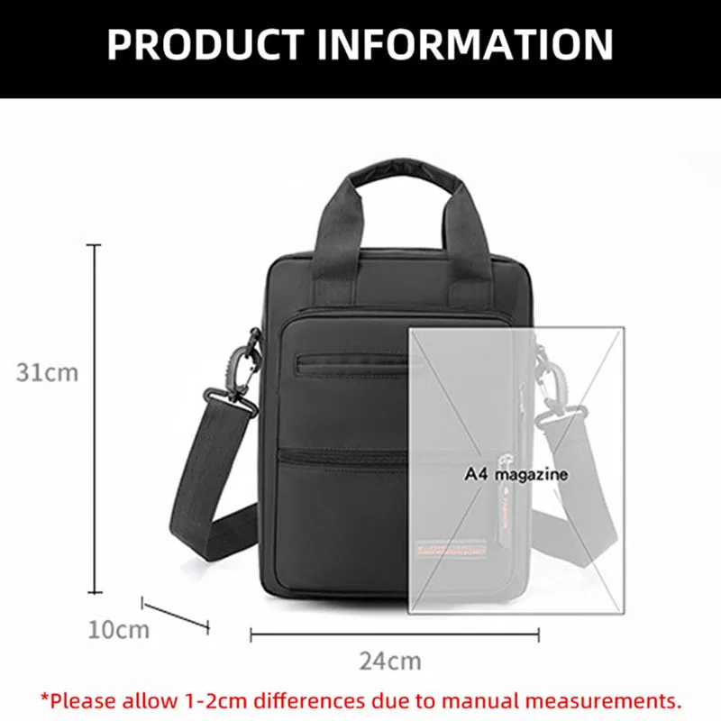 Borsa a tracolla in tessuto di Nylon moda per borse a tracolla singole impermeabili maschili di alta qualità borsa multifunzione per studenti XA274C