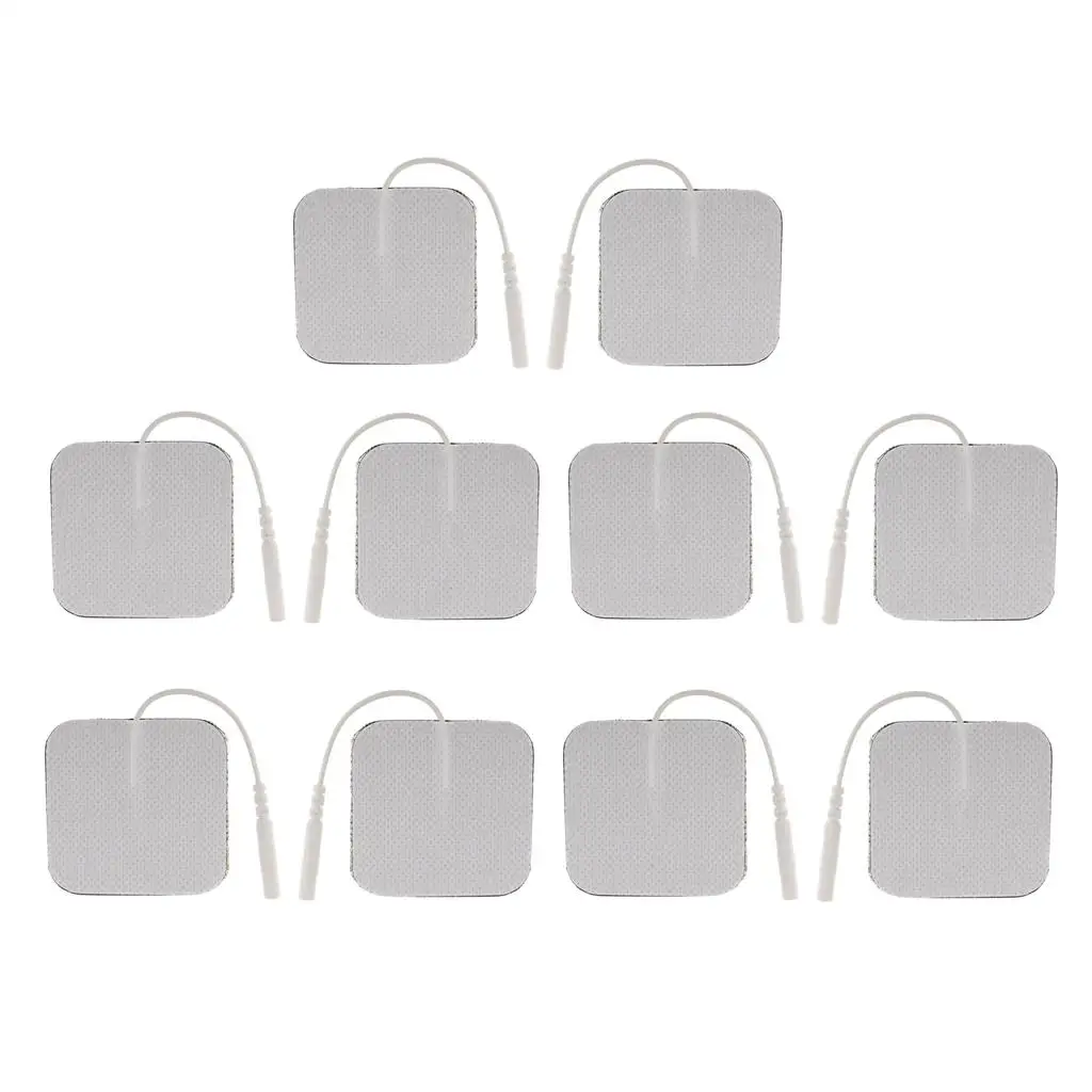 Lot of 10pcs REUSABLE SELF-ADHESIVE Replacement Pads Digital Massager Patches