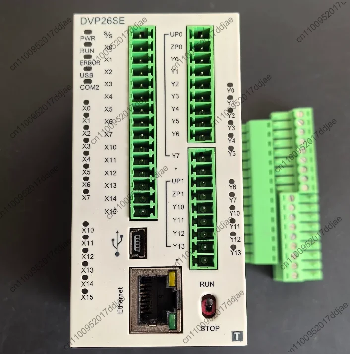 Plc controller: dvp26se11t as shown in the actual photo