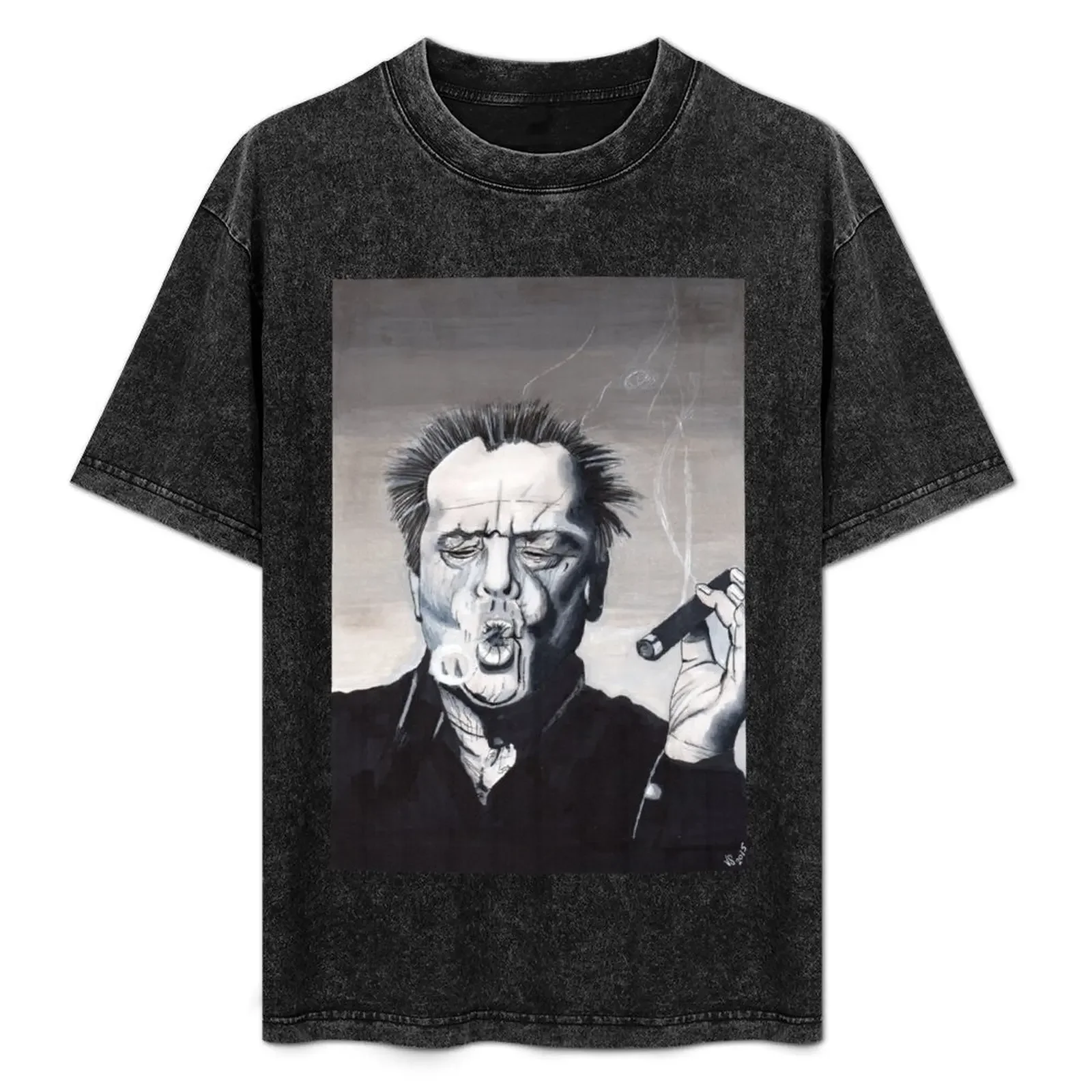 

Jack Nicholson Smoke Ring T-Shirt vintage t shirts oversizeds plain black t shirts men