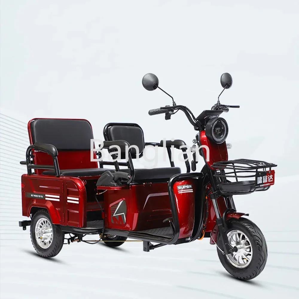 Foldable Electric Vehicle with Lithium Battery, Dual Disc Brake, Passenger and Cargo, 48 V, 60 V, 72V, 600 W, 800 W, 1000W, 25Ah