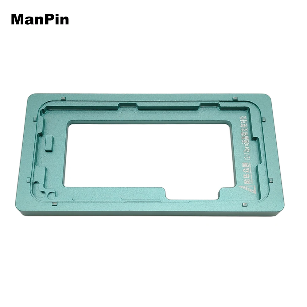 قالب معدني OCA صفح وسادة مطاطية ناعمة شاشة LCD محاذاة مع إطار الحافة لهاتف iPhone 16 15 Pro Max 14 Plus 13 12 Mini Fix