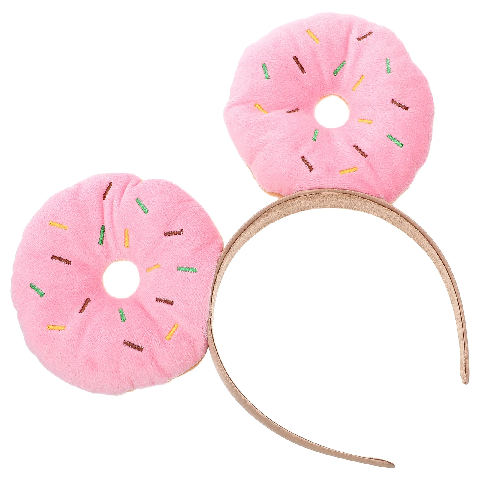 Donut-Stirnband, lustiges Donut-Festival-Haarband für Frauen, Party, Karneval, Maskerade, Make-up, Foto-Requisiten, Dessert-Themenhaar