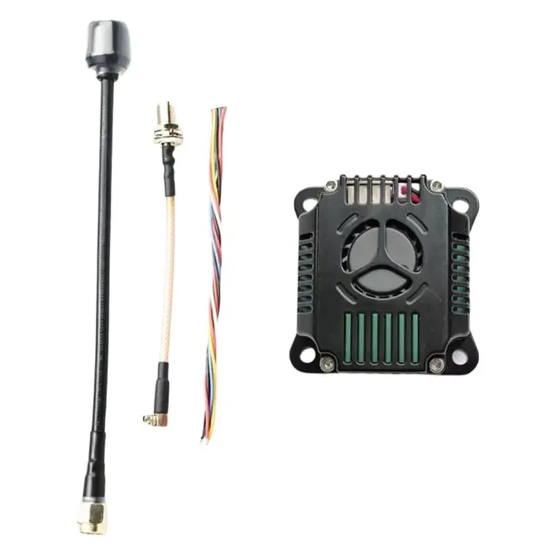 

WOWFU-3.3G 4W 64CH VTX 3000- 3600Mhz High-Power Video Transmission IRC Tramp OSD For FPV Long Range Racing Drone