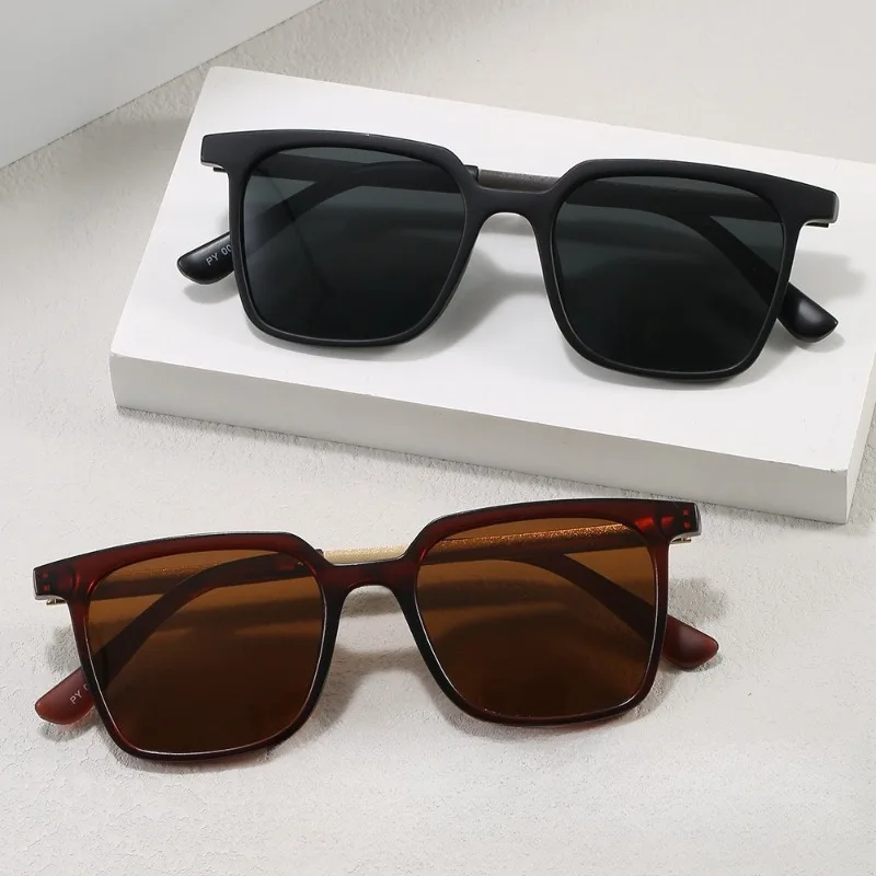 

​​2025 K-Style Polarized Sunglasses Men, UV400 Driving Glare Reduction Retro Lightweight TR90 Frame Fashion​​