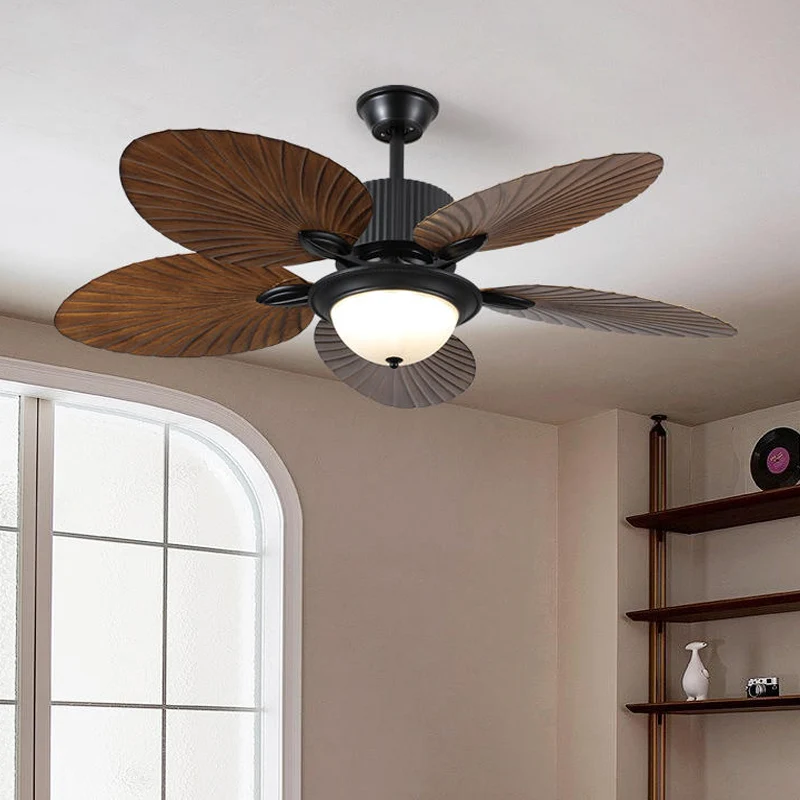 Imagem -02 - Botimi-controle Remoto Ventilador de Teto com Luzes Quarto Cooling Lamp Dining Fan Sala 42 52