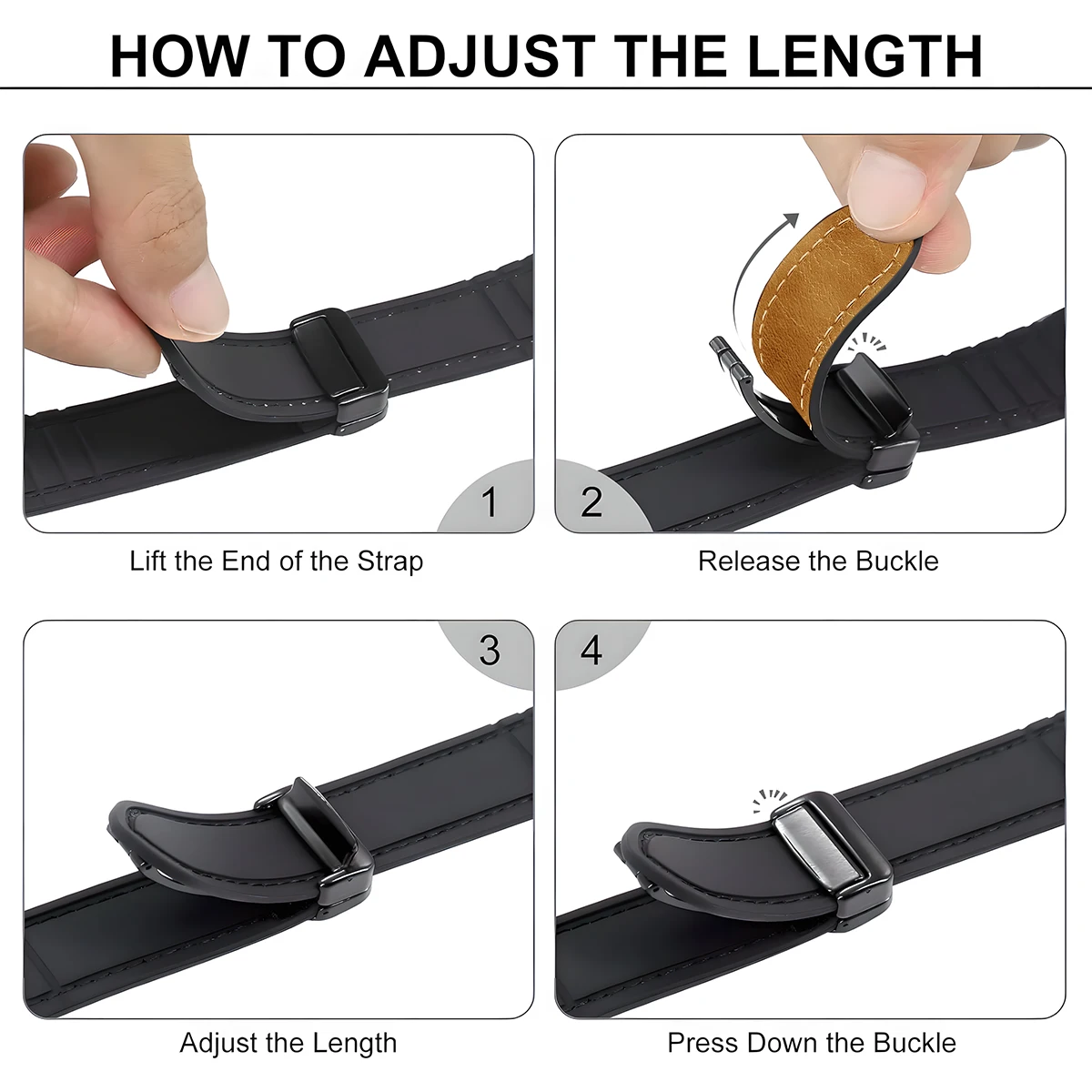 20mm 22mm Leder Silikon Armband Für Huawei Uhr GT5 GT 5 Pro 46mm Smart Uhr Band Huawei GT 4 3 2 GT3 Pro 46mm Uhr Armband – Detail 4