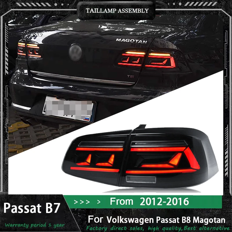 

Car styling Tail Lights For VW Passat B7 B8 2012-2019 to B8.5 FULL LED Tail Lamp Dynamic Signal Light Light Tail Lamp Assembly