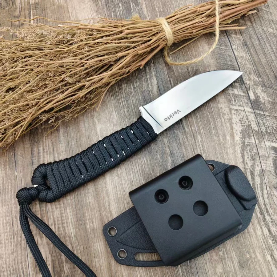 

Легкий охотничий нож с фиксированным клинком и нейлоновой рукоятью Verkto Goat для исследования джунглей, кемпинга, портативный инструмент EDC с чехлом