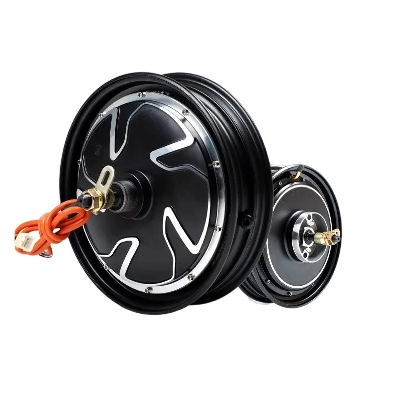 10 Inch Electric Hub Motor 48V 60V 72V 500W-1200W Drum/Disc Brake for E-bike Moped Fat Tire Bike Cargo Delivery Retrofit Kit