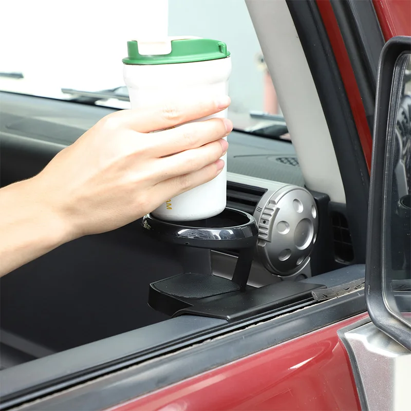 

Держатель для напитков на центральной консоли автомобиля Toyota FJ Cruiser 2007-2021, черный, красный, синий, из углеродистой стали, аксессуары для интерьера