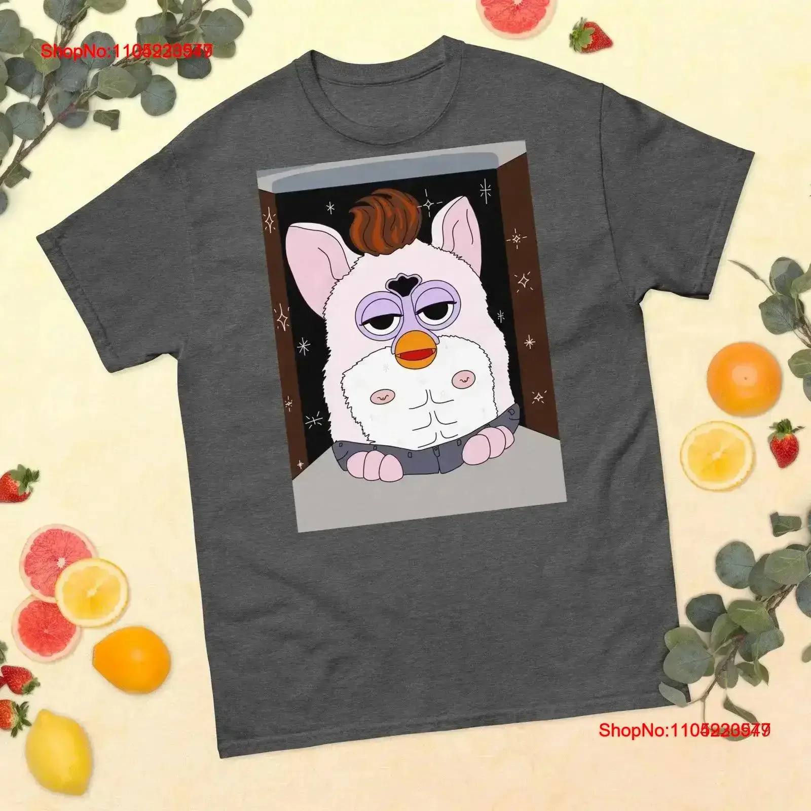 

Twilight Furby T Shirt Edward Sparkling New Moon Volterra vintage Washed Stylish streetwear Versatile Slightly fashion Soft