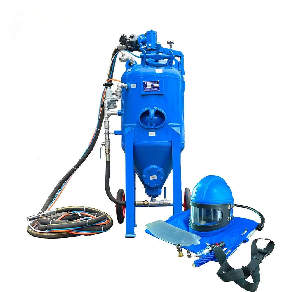 YAO Dustless Blaster Wet Sandblasting Machine for Cleaning Sandblasting Equipment Shots Sand Sandblaster with Compressor  for Sa