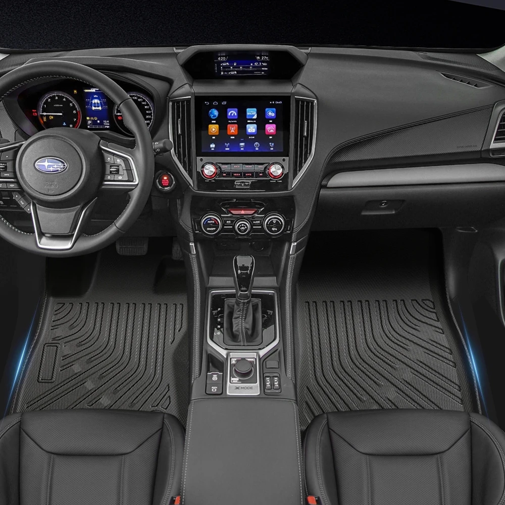 Für Subaru Forester 2025 TPE 3D Autofußmatten Kofferraummatte Wasserdicht Allwetter-Rückenlehnenmatte TPE Linkslenker – Detail 3