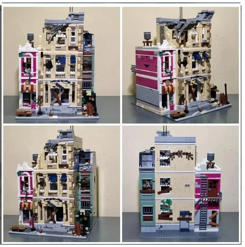 10278 Classic Set Street View Compatible with New MOC-66832 City Street View Building Block Model • 2689 Parts Kids Toy Gift