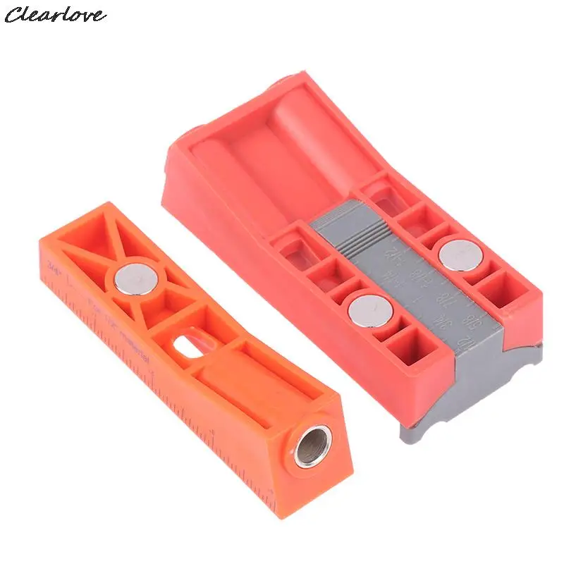 Woodworking Oblique Hole Locator Pocket Hole Angle Drill Guide Hole Punch Locator Set DIY Carpentry Tool